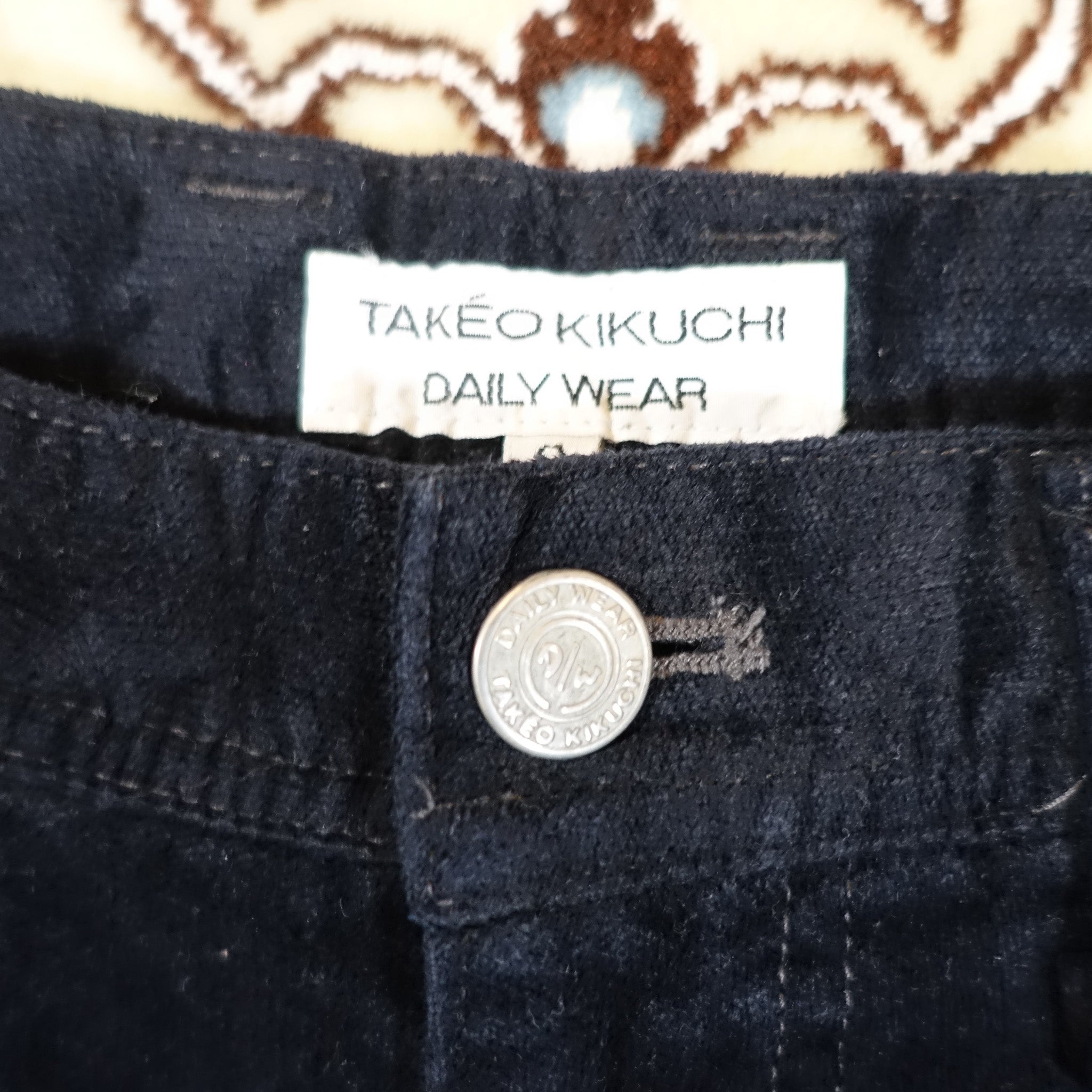 "Takeo Kikuchi" Black Pants