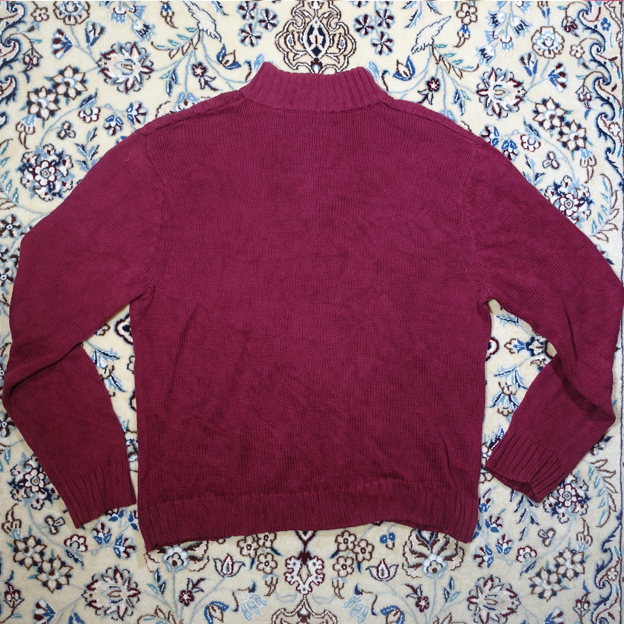 "Chaps" Quarter-Zip Burgunder