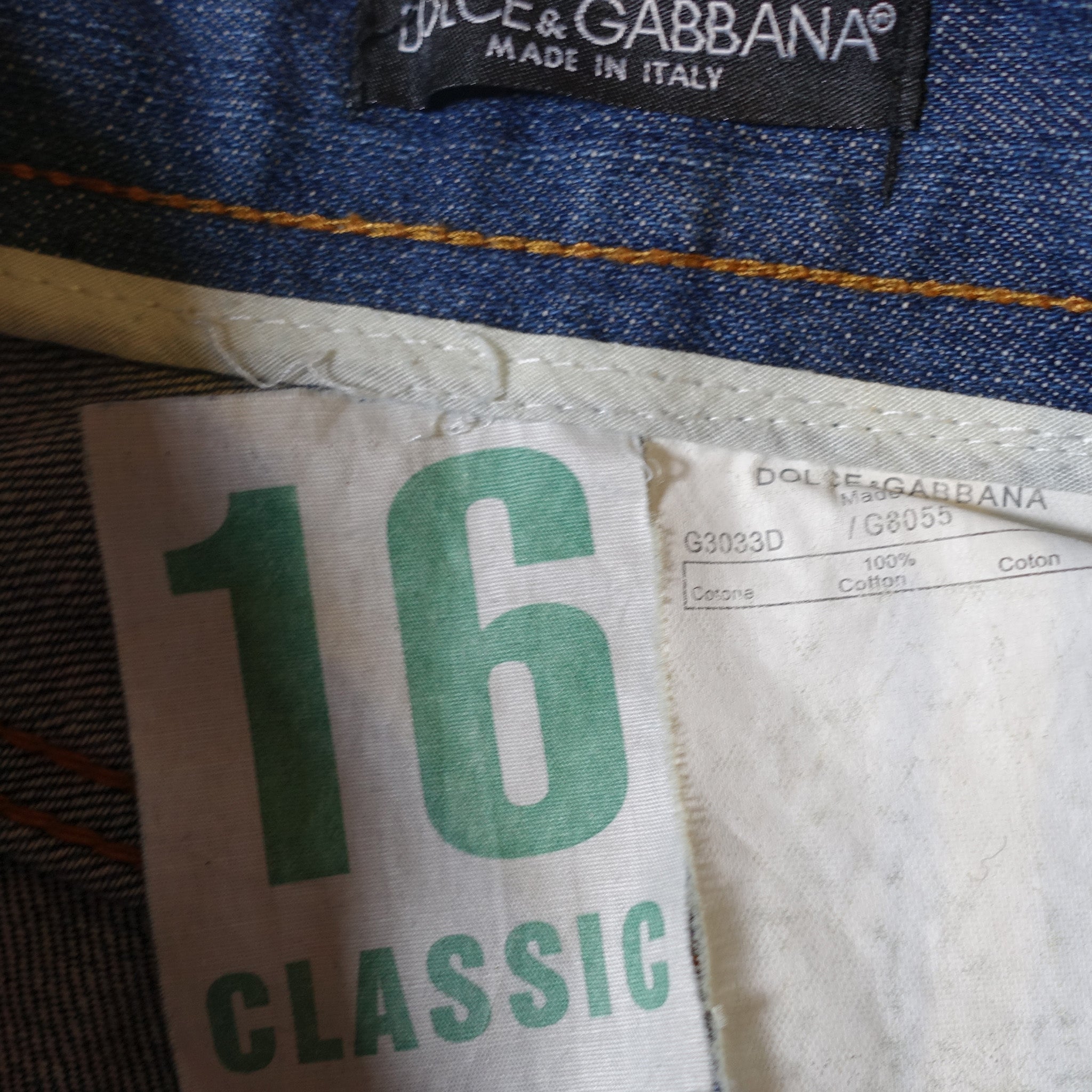"Dolce & Gabbana" Sample Jeans