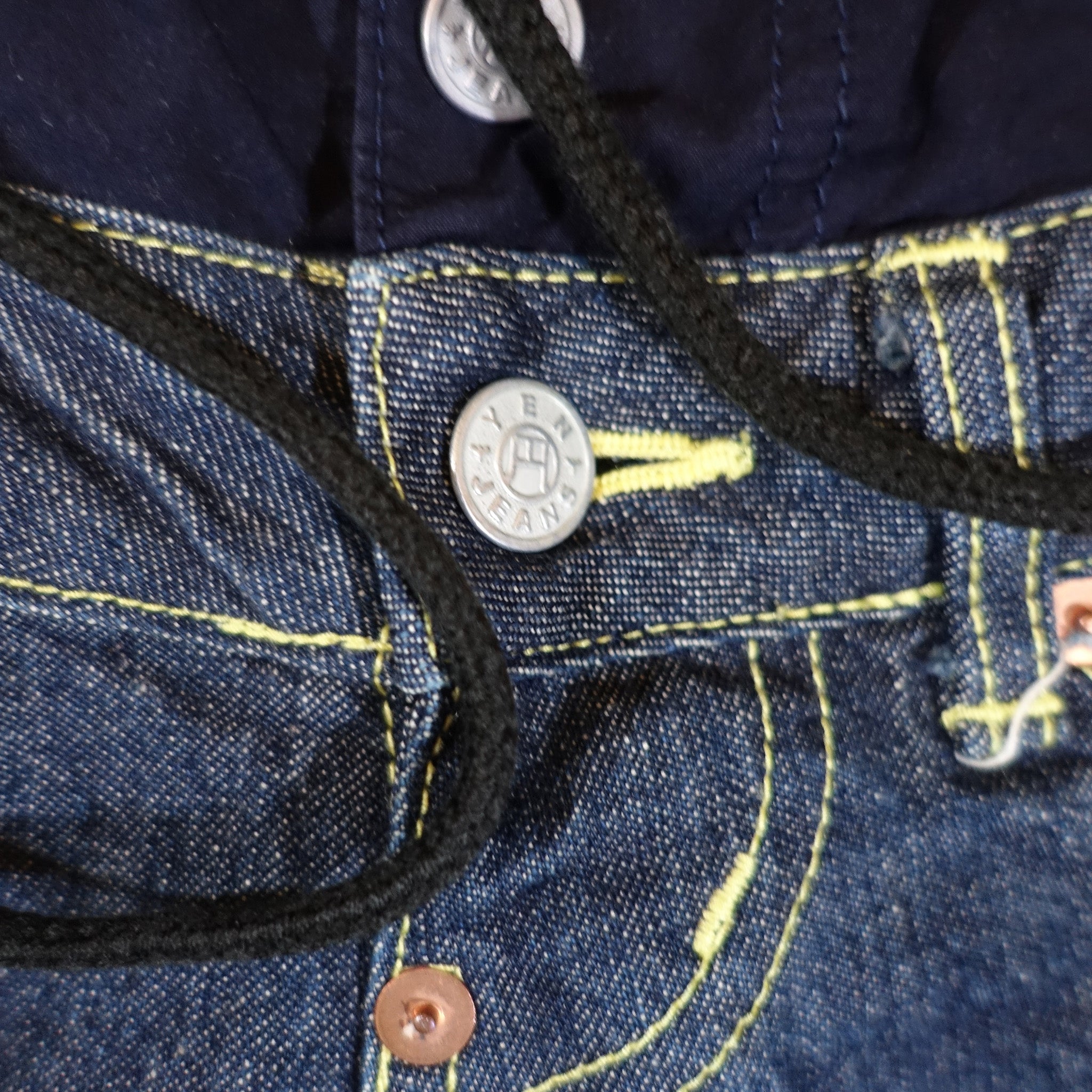 "Yaga Jeans" Double-Waist Pants