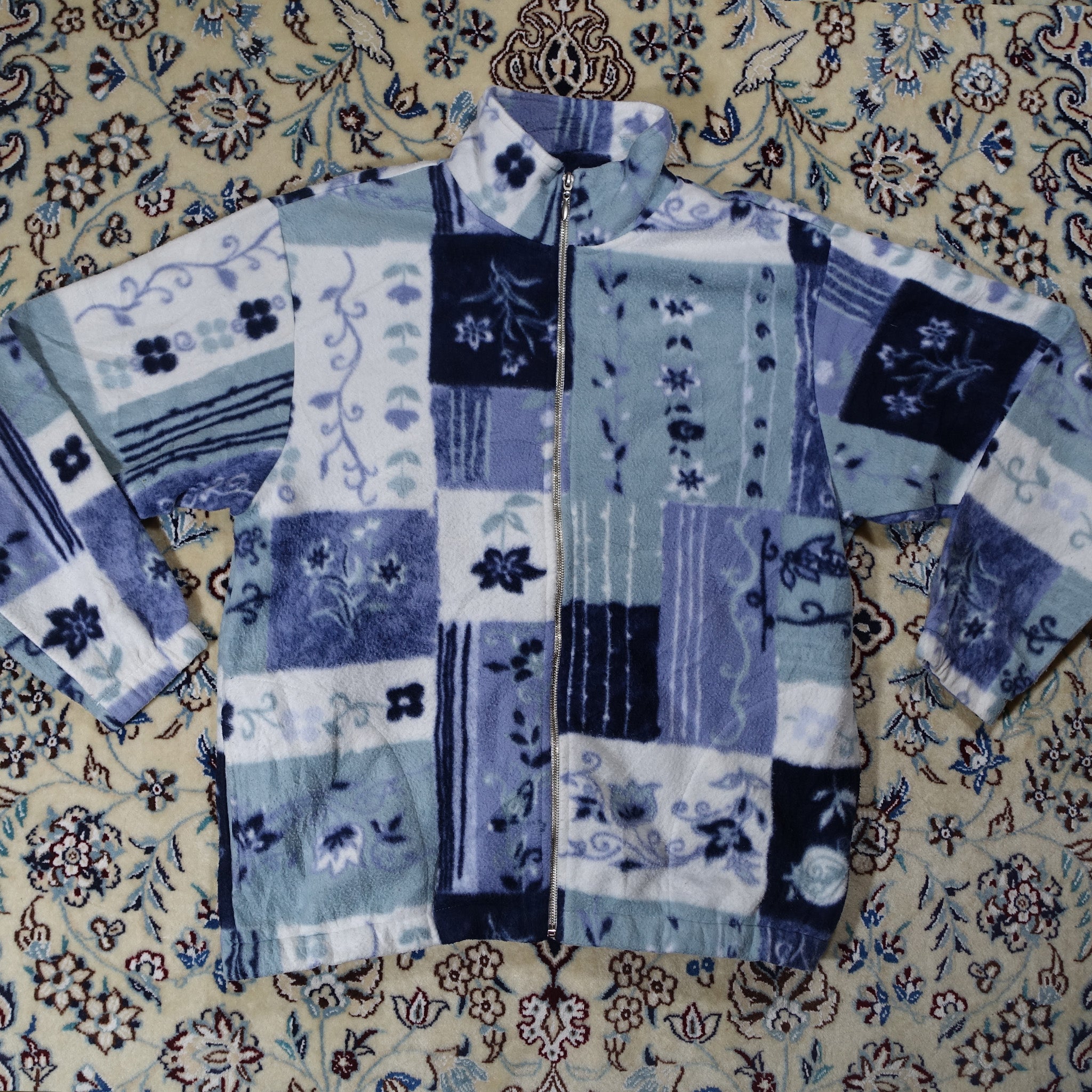 Alfred Dunner Fleece - Jacket Blumen Print