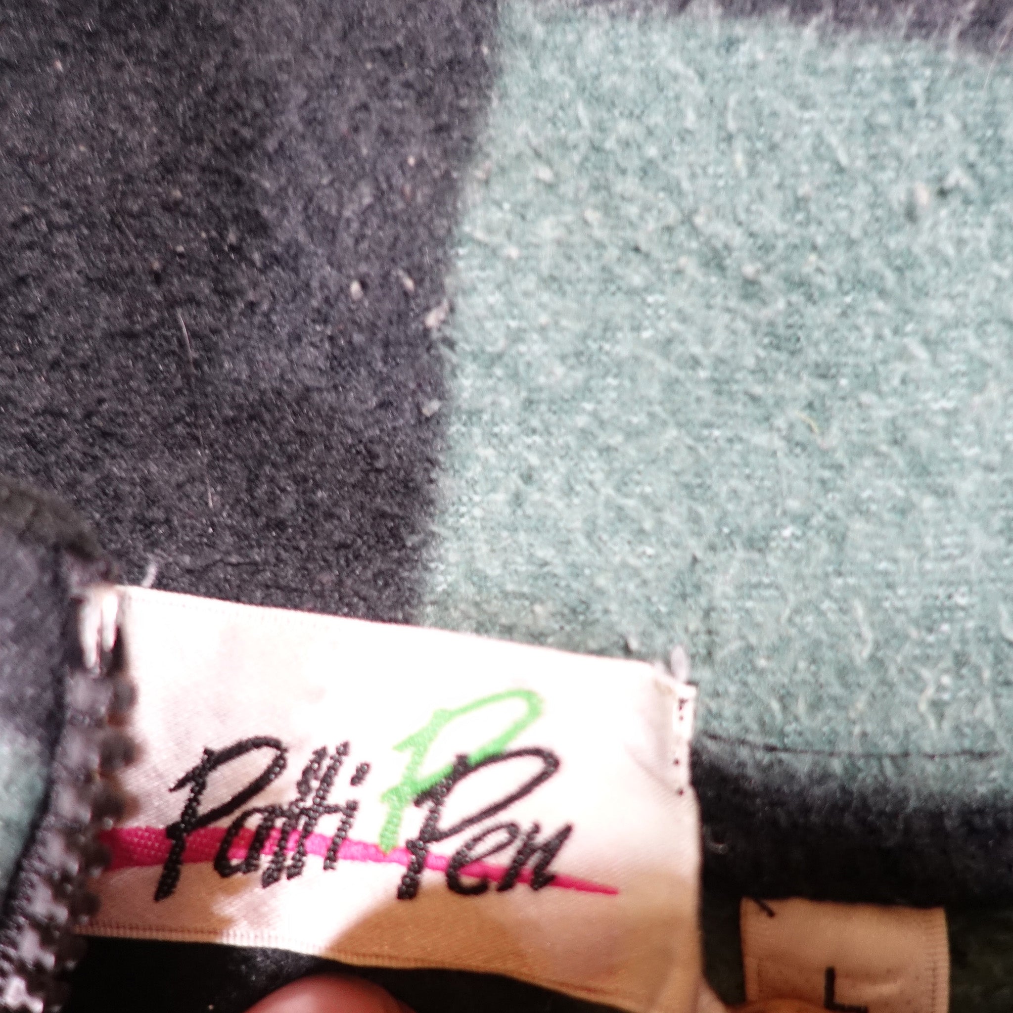 Patti Pen Checkerboard Fleece Quarter-Zip