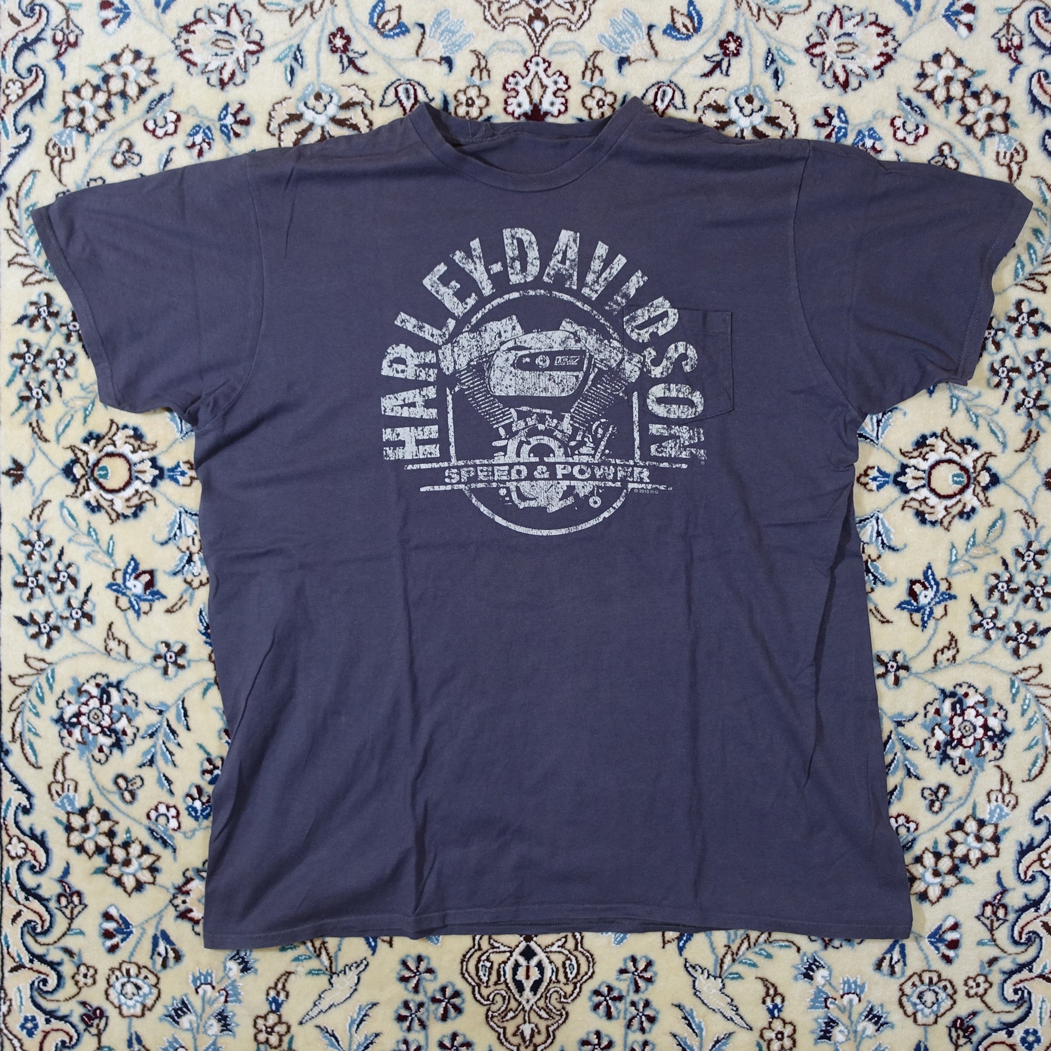 "Harley Davidson" T-Shirt Grey