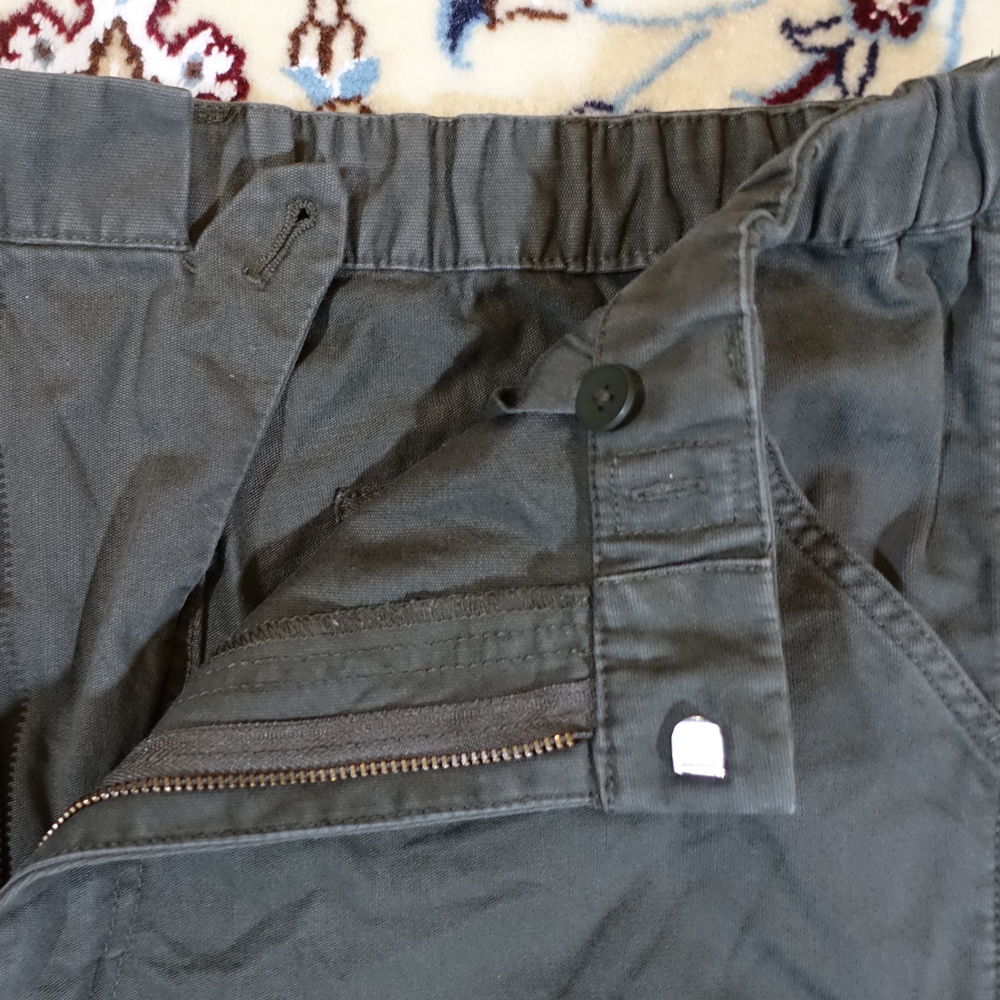 "Jil Sander x Uniqlo" Cargo Carpenter Pants Green