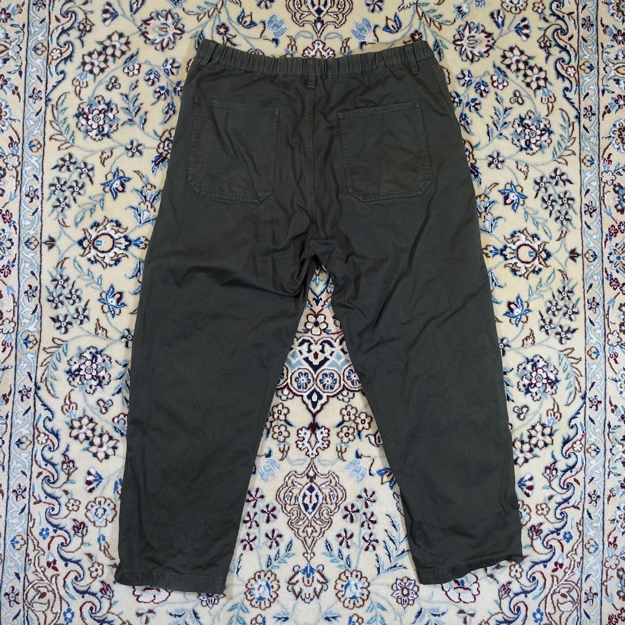 "Jil Sander x Uniqlo" Cargo Carpenter Pants Green