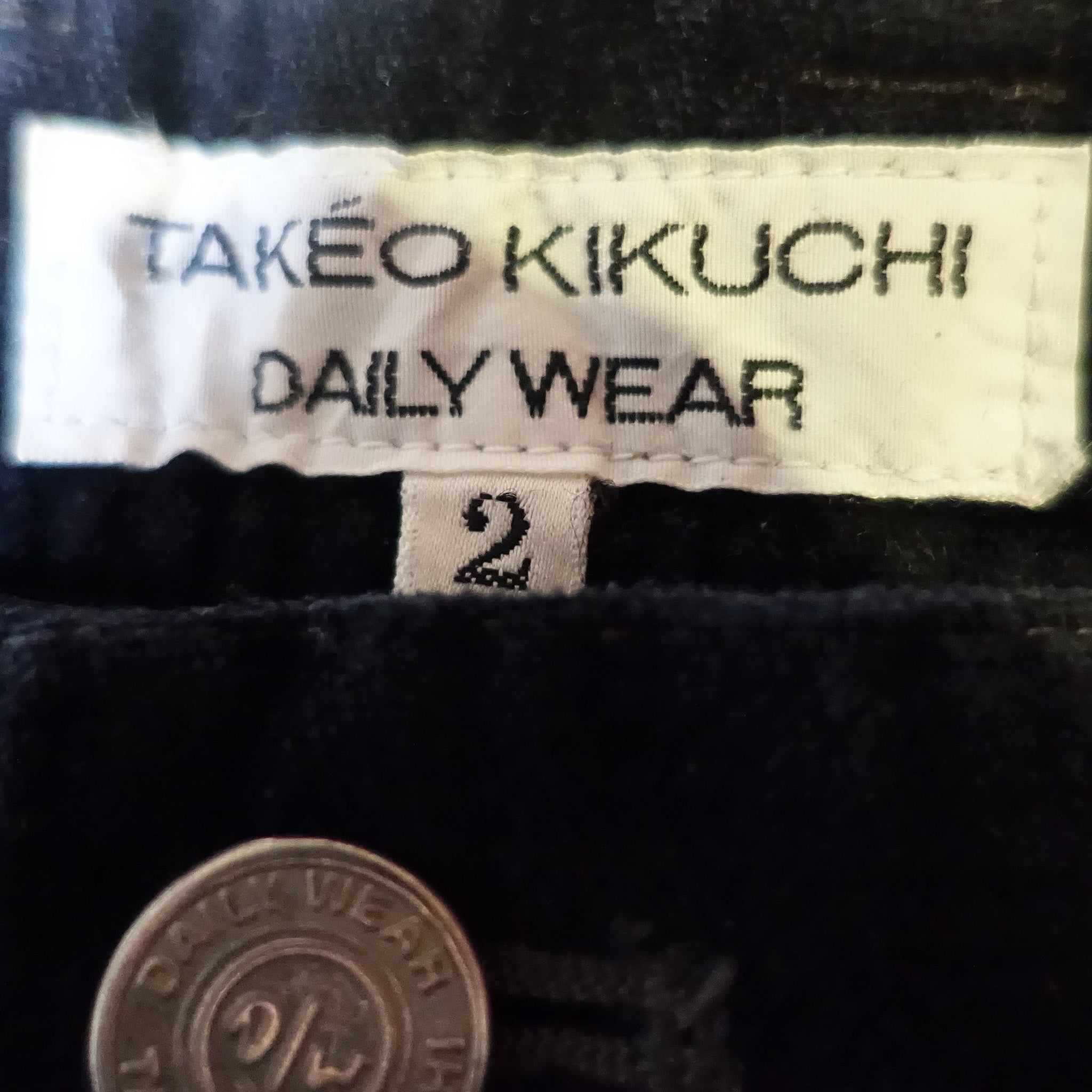"Takeo Kikuchi" Black Pants