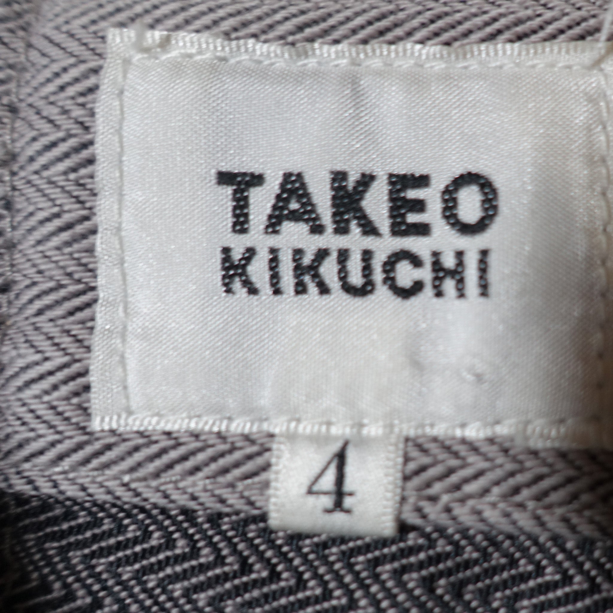 "Takeo Kikuchi" Grey Denim