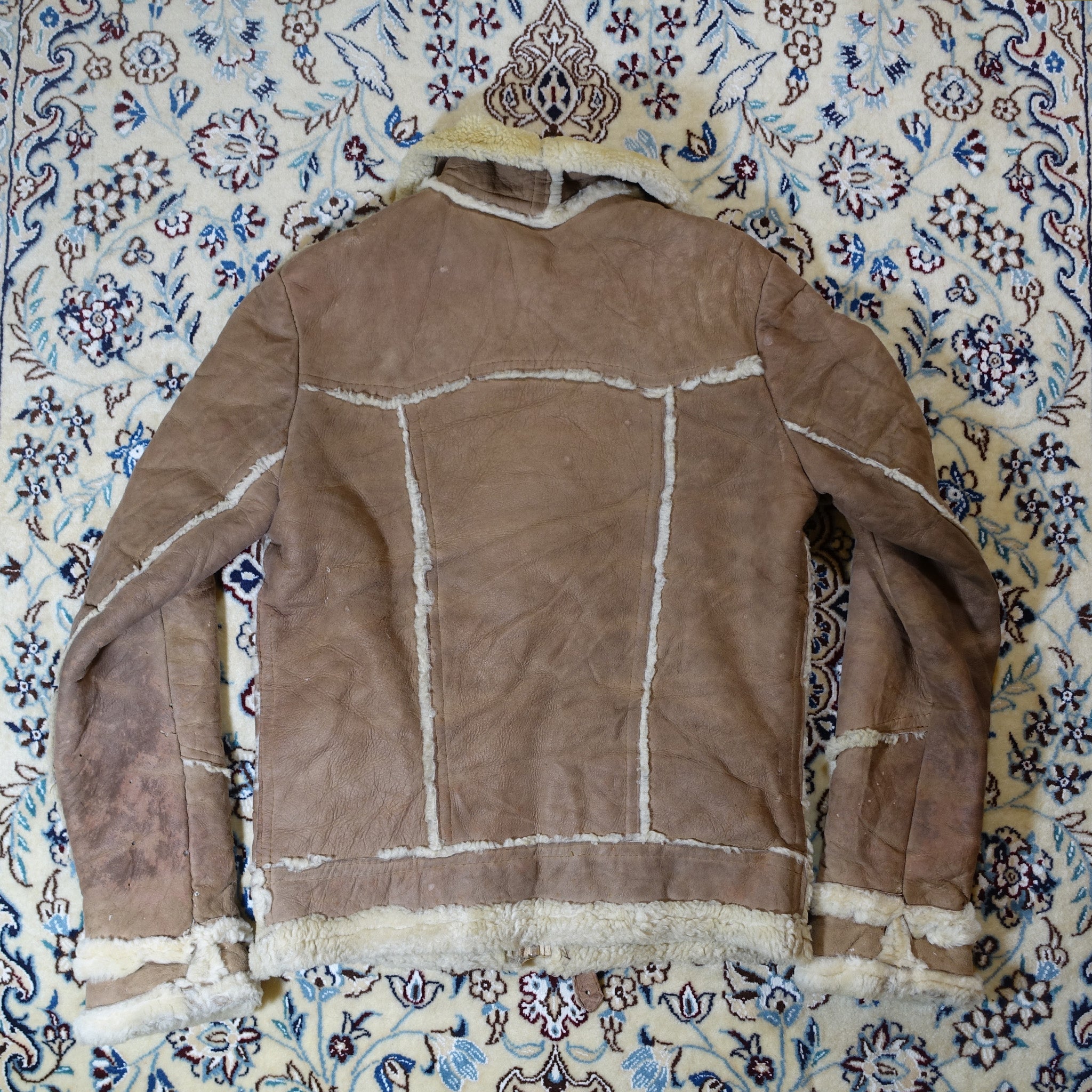 "Vintage" Ledermantel