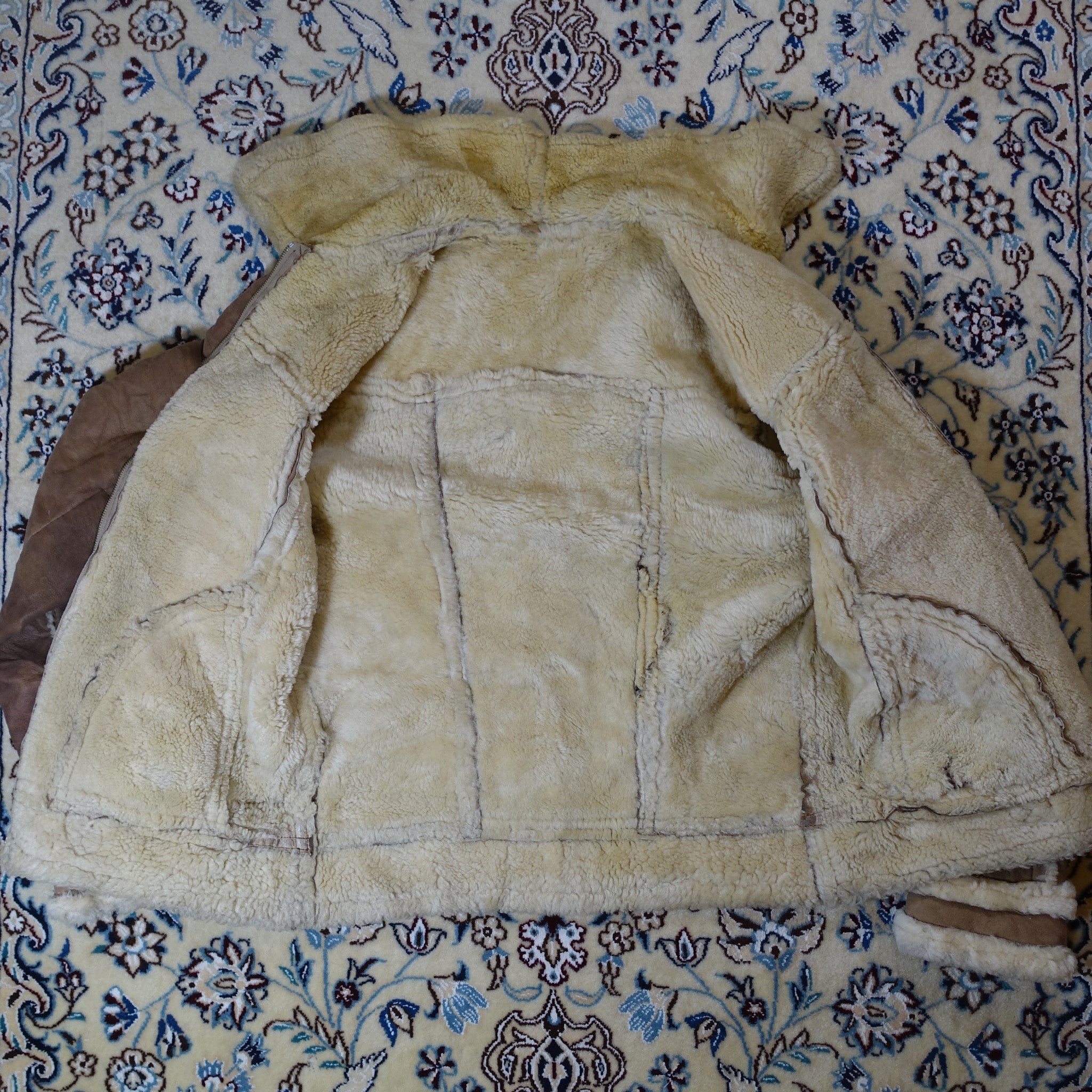 "Vintage" Ledermantel
