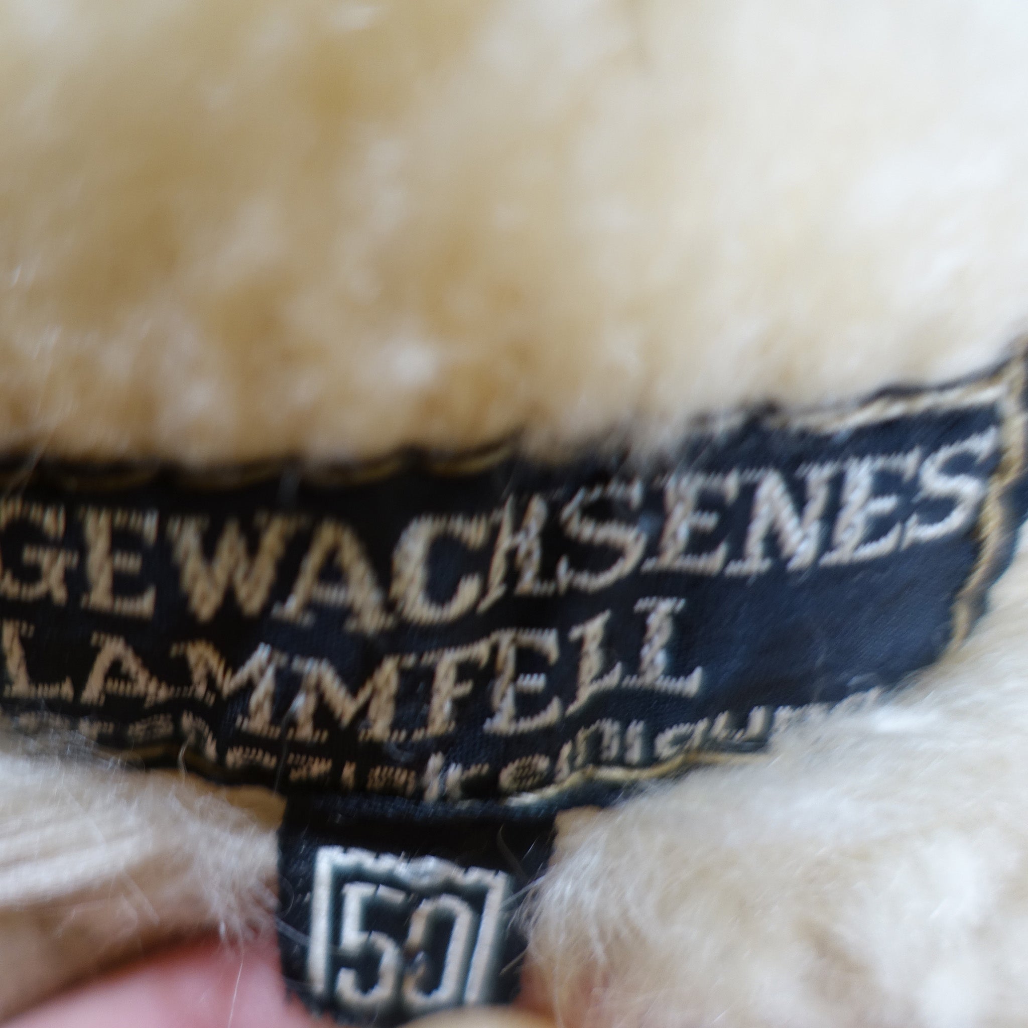"Vintage" Jacke Lammfell