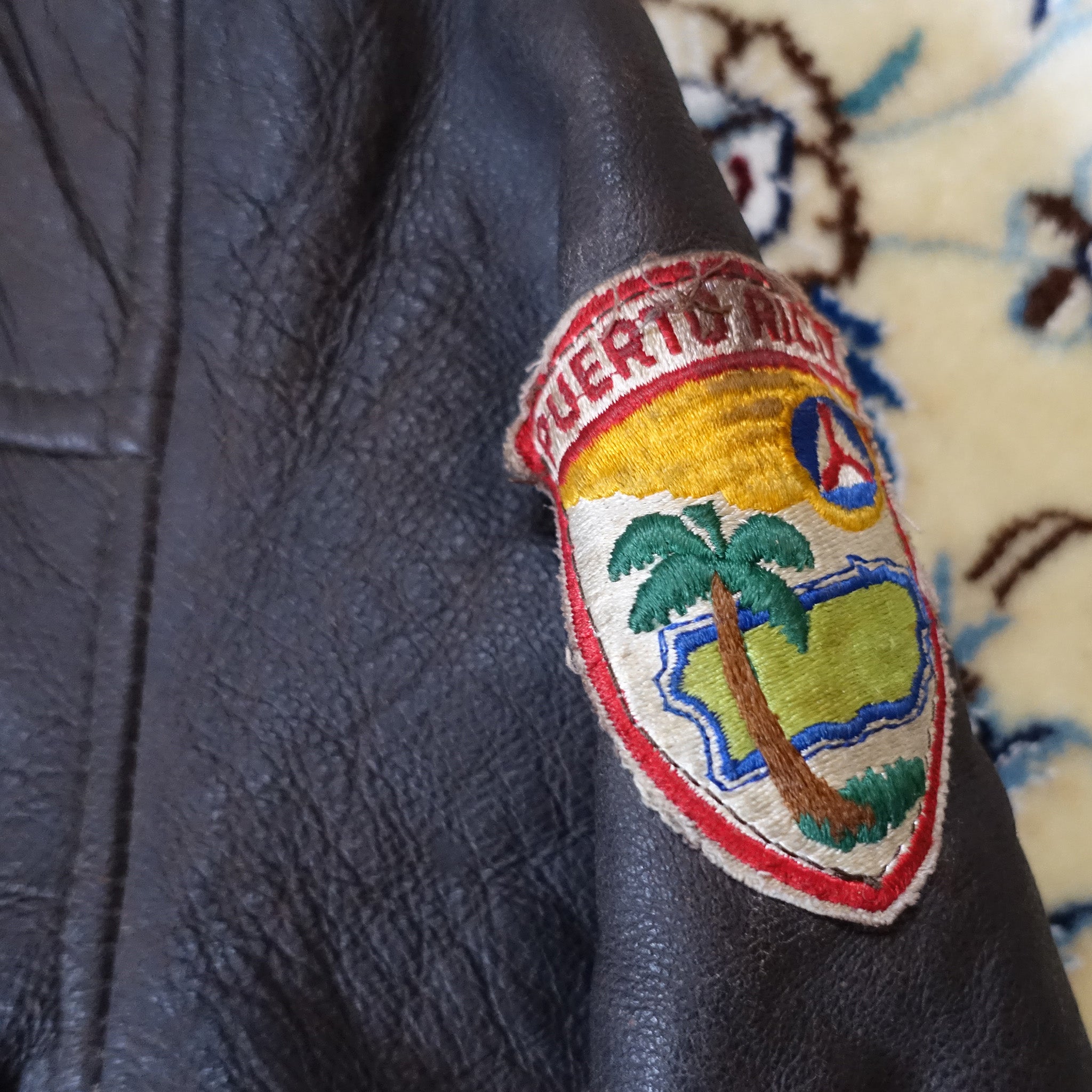"Kinghino" Leder Fliegerjacke