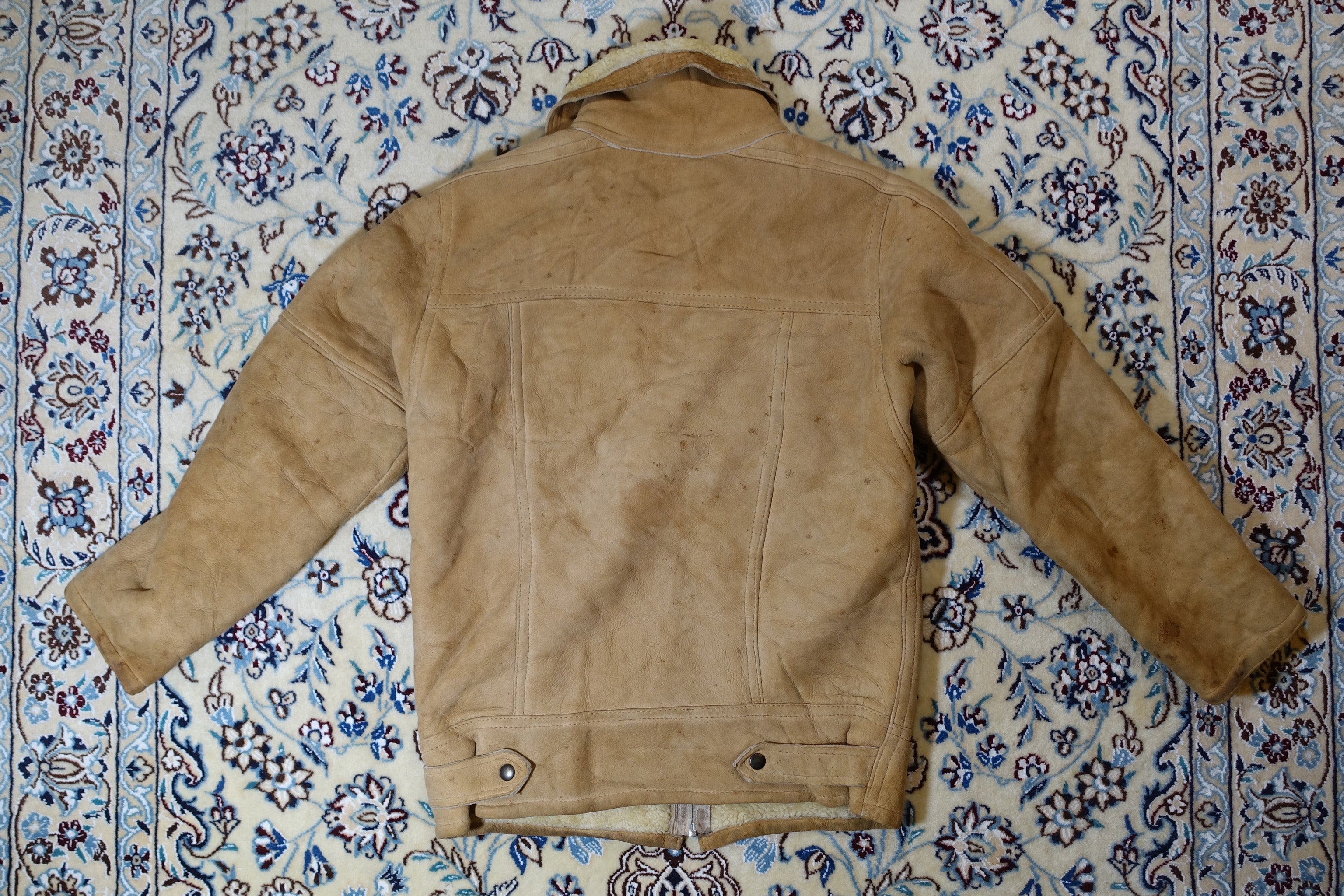 "Vintage" Lederjacke