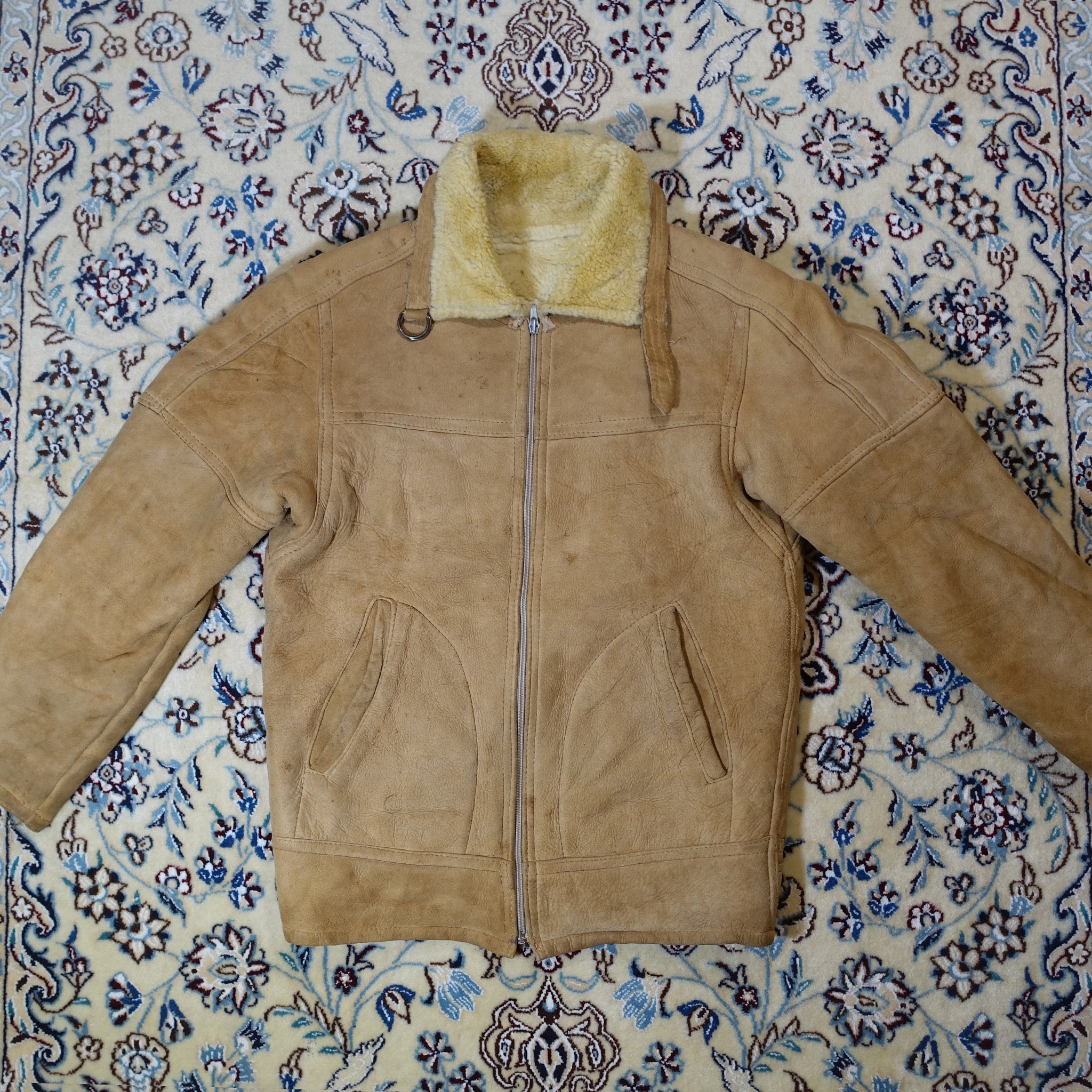"Vintage" Lederjacke