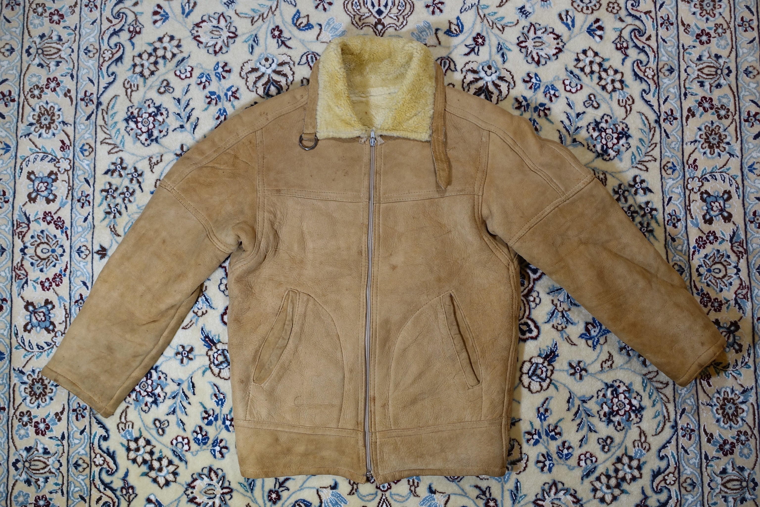 "Vintage" Lederjacke