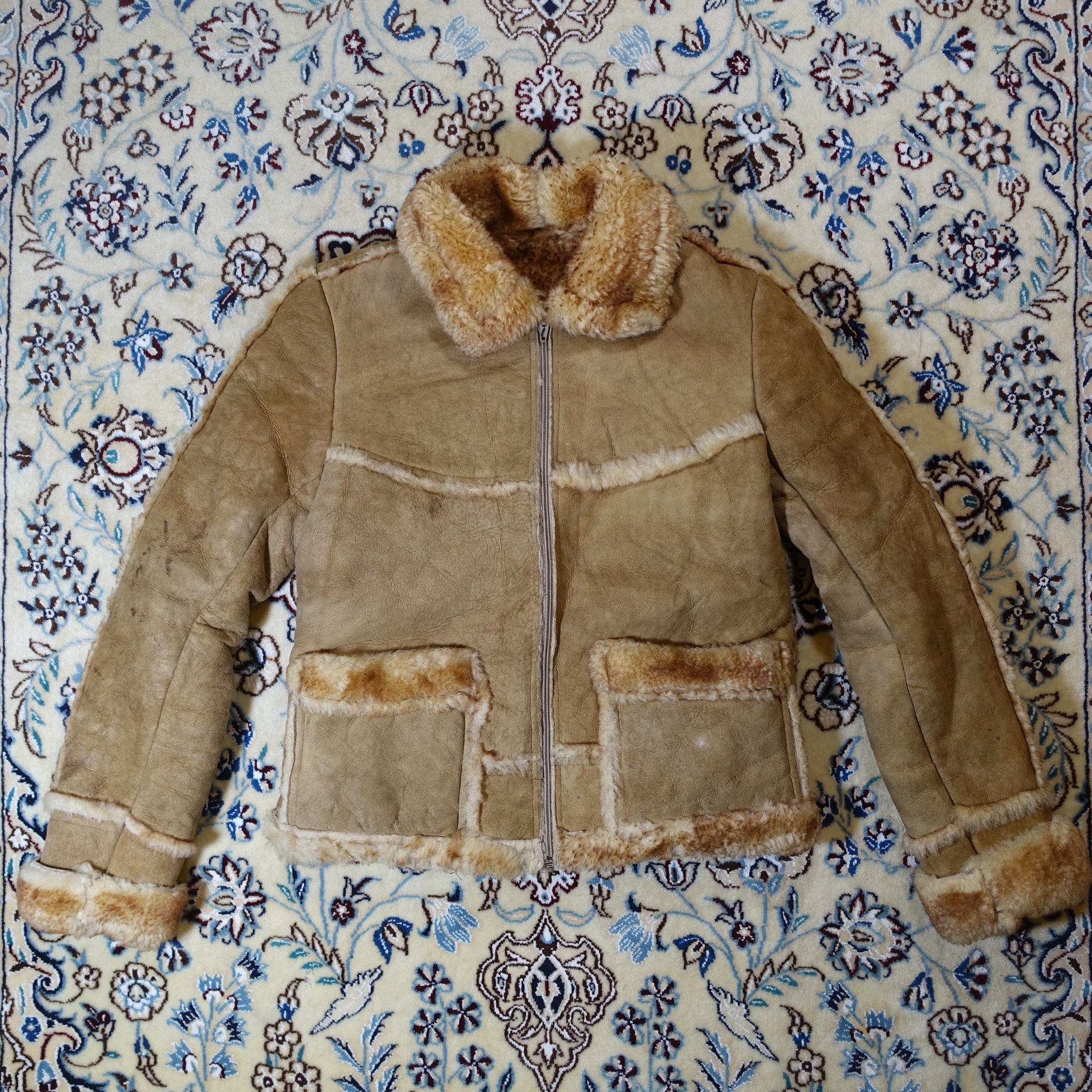 "Vintage" COZY Felljacke