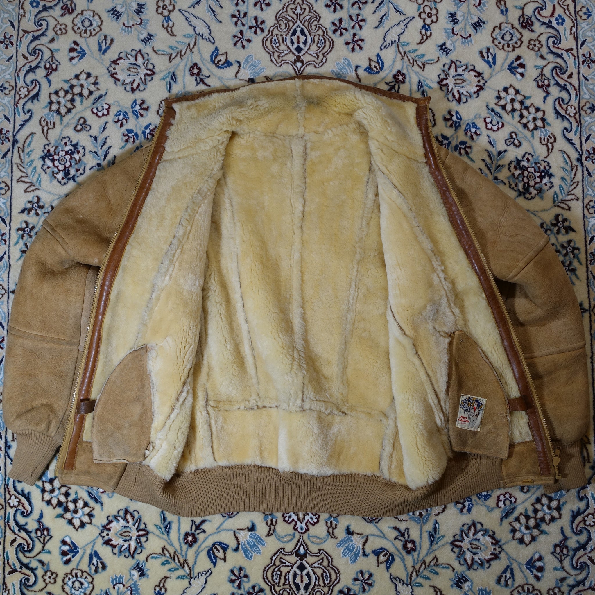 "Ken Claude Paris" Leder Bomberjacke