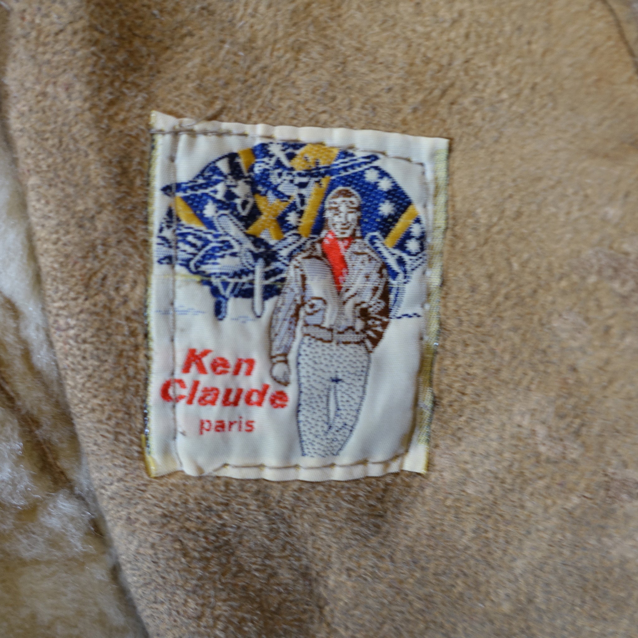 "Ken Claude Paris" Leder Bomberjacke