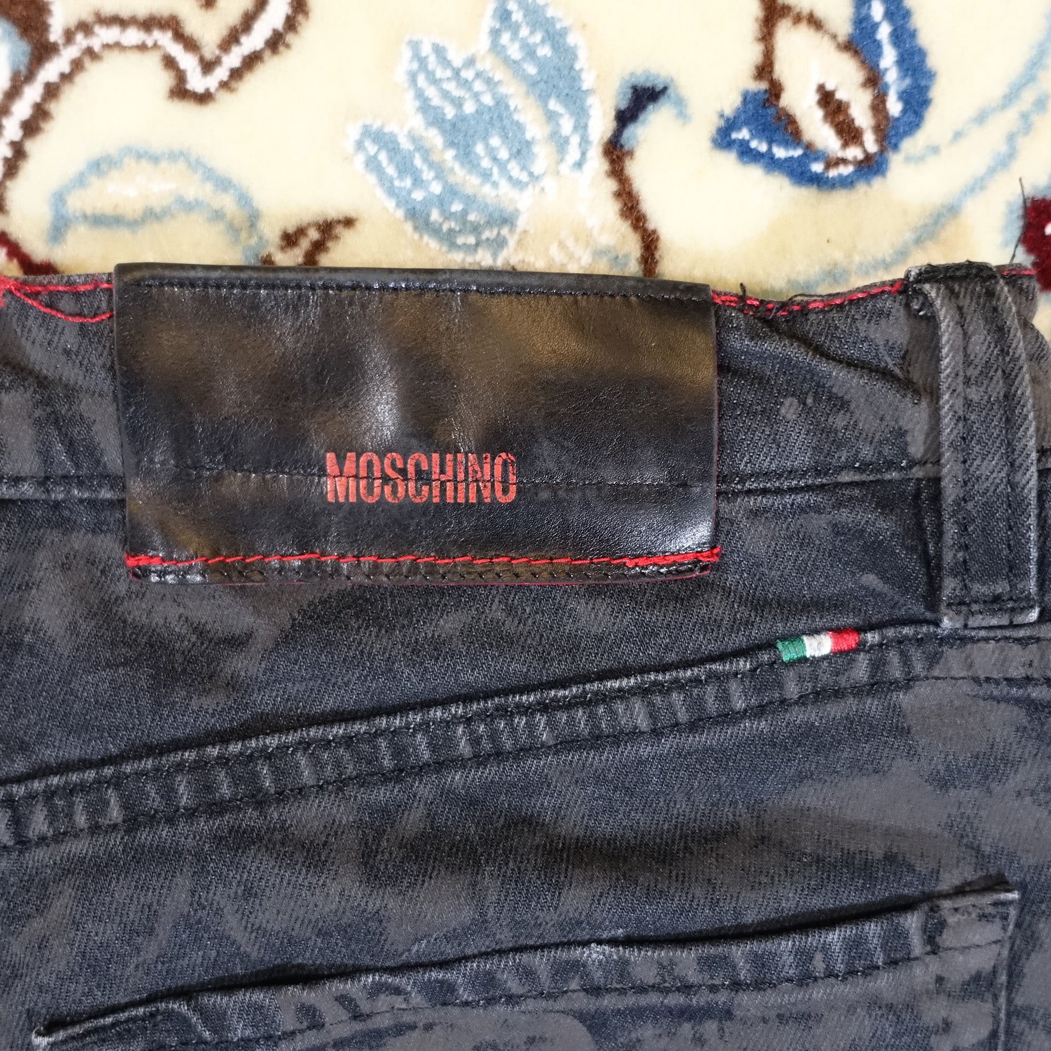 Moschino "Footprint" Denim Super Slim
