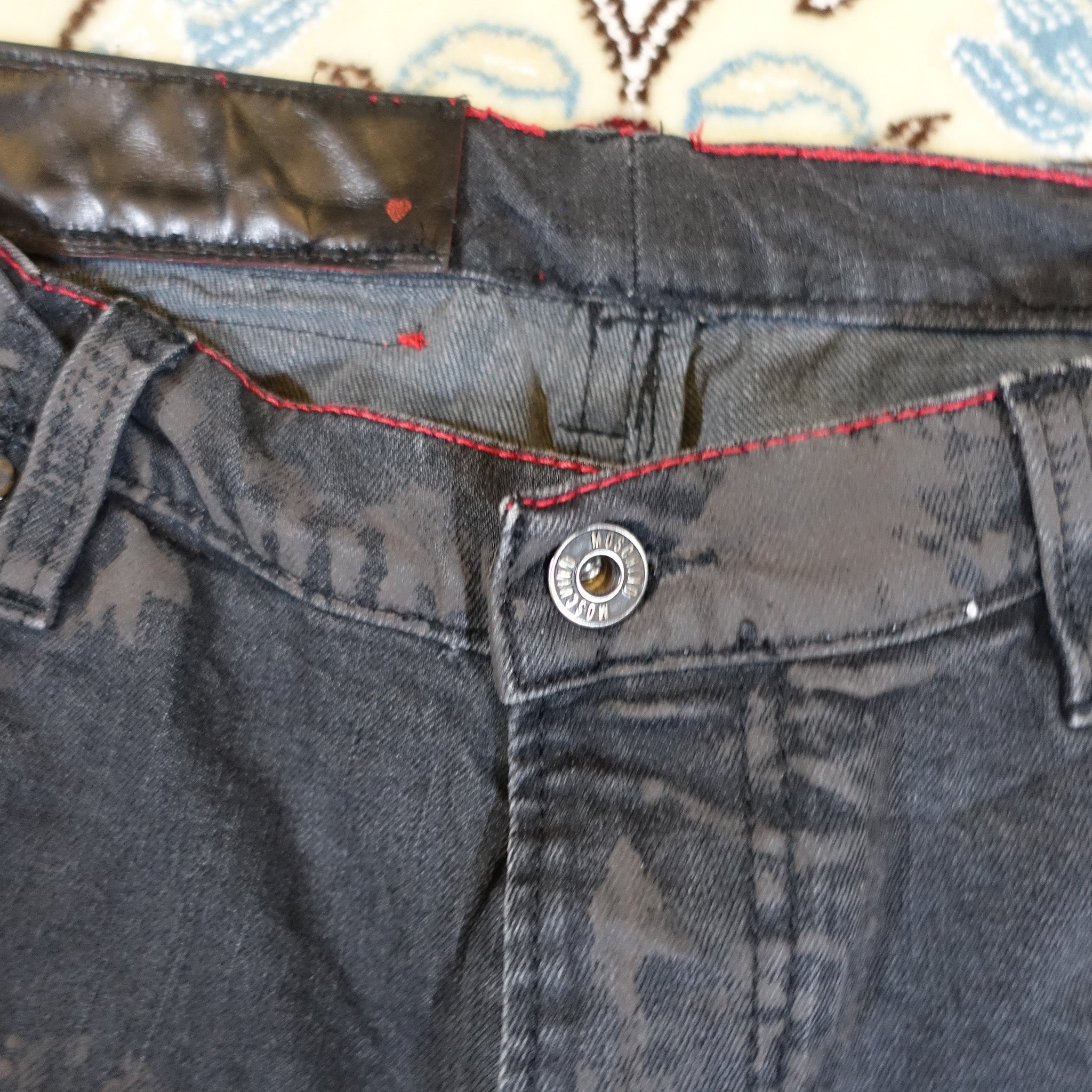 Moschino "Footprint" Denim Super Slim