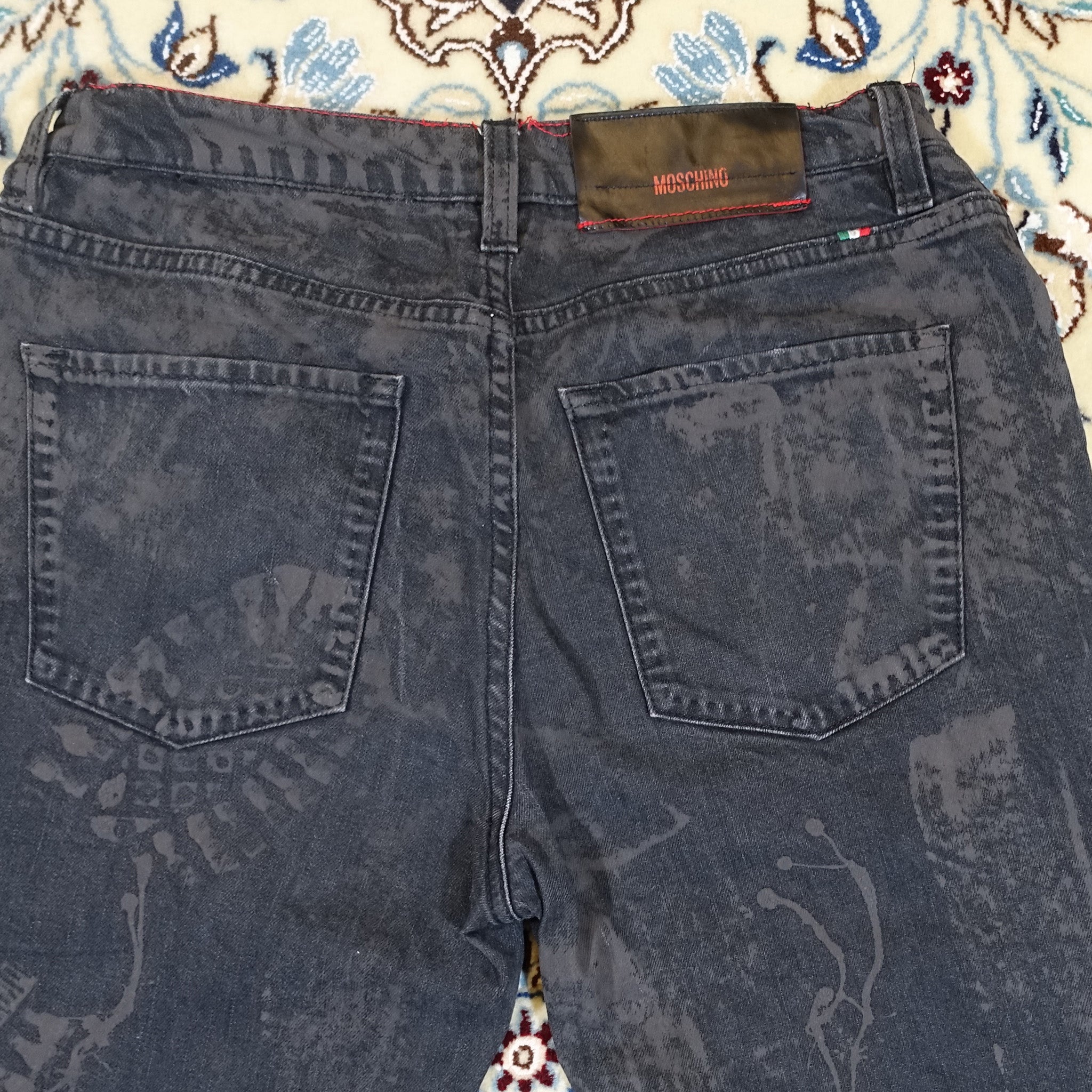 Moschino "Footprint" Denim Super Slim