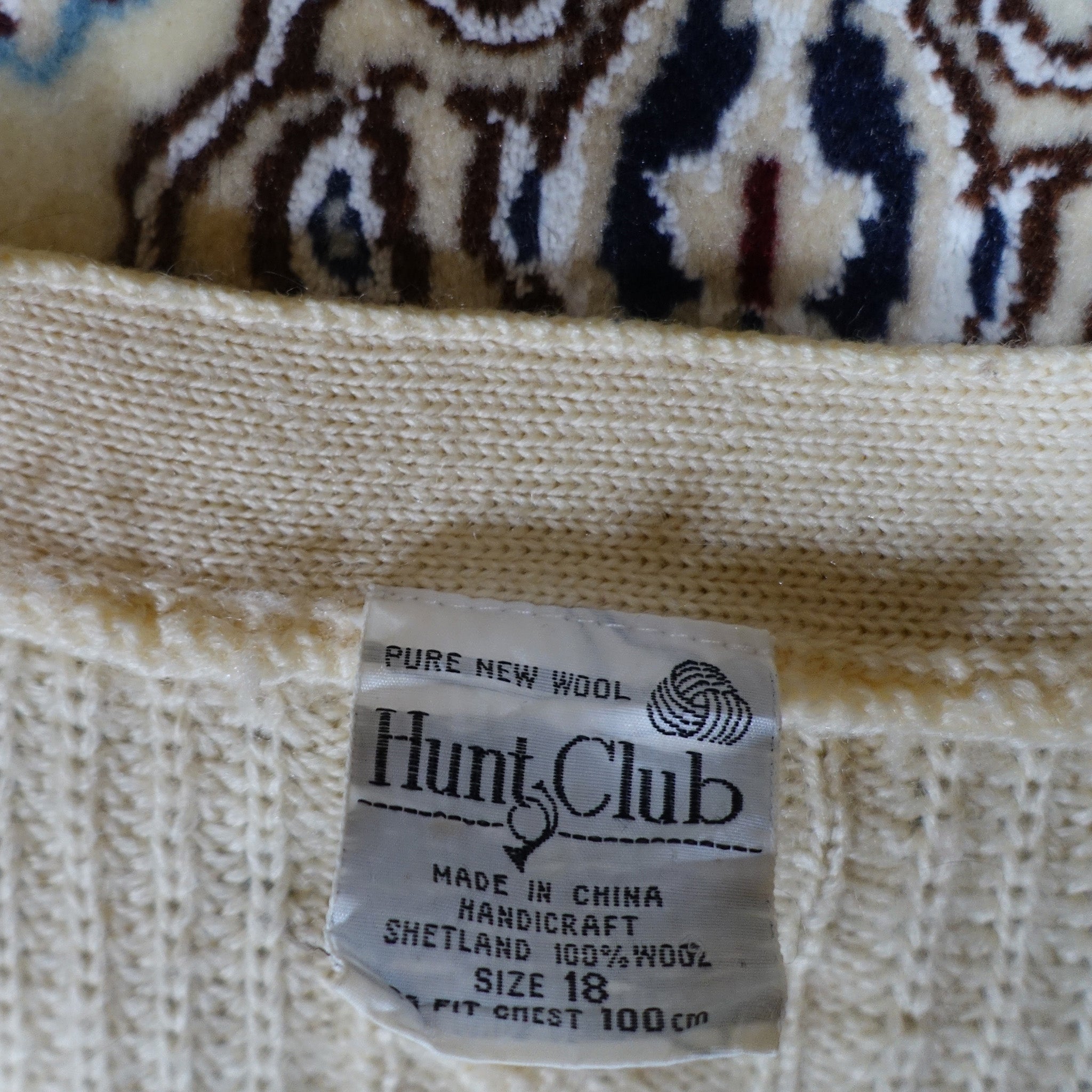 Hunt Club Cardigan Shetland Wolle