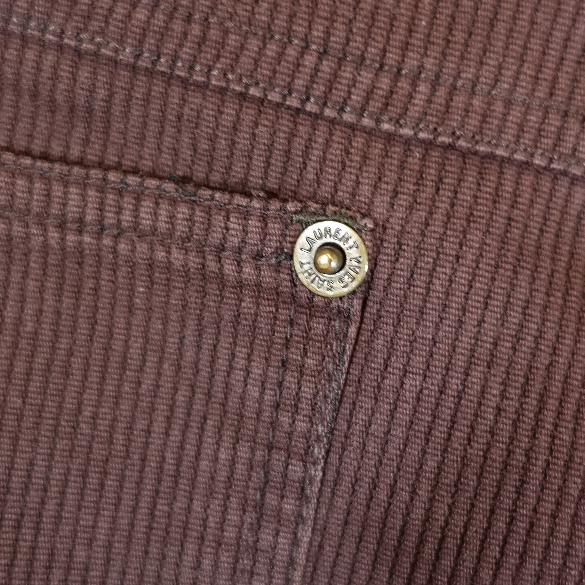 "Yves Saint Laurent Sports" Corduroy Pants
