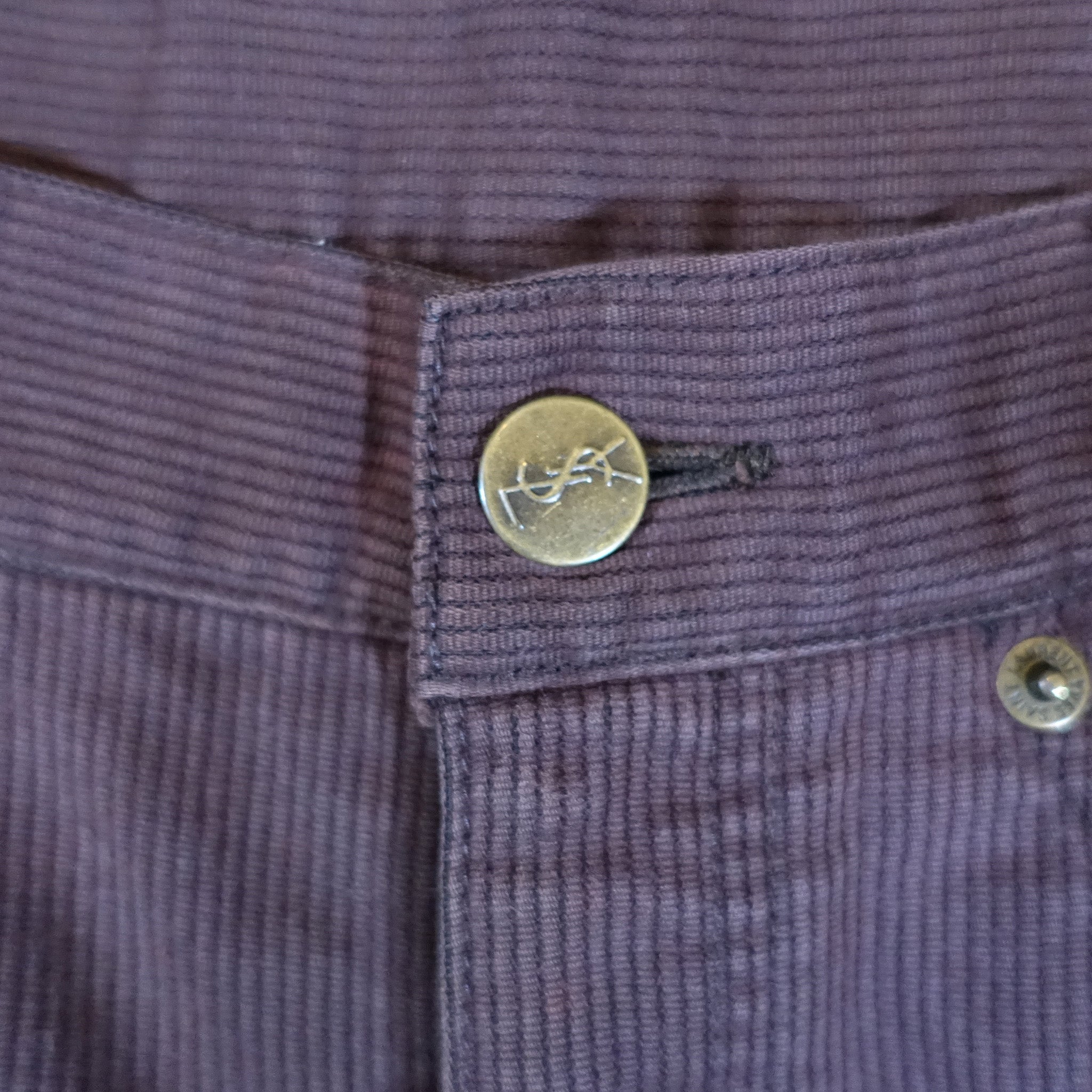 "Yves Saint Laurent Sports" Corduroy Pants